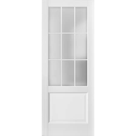 Sartodoors Slab Interior Door, 30" x 96", White FELICIA3309S-BEM-3096